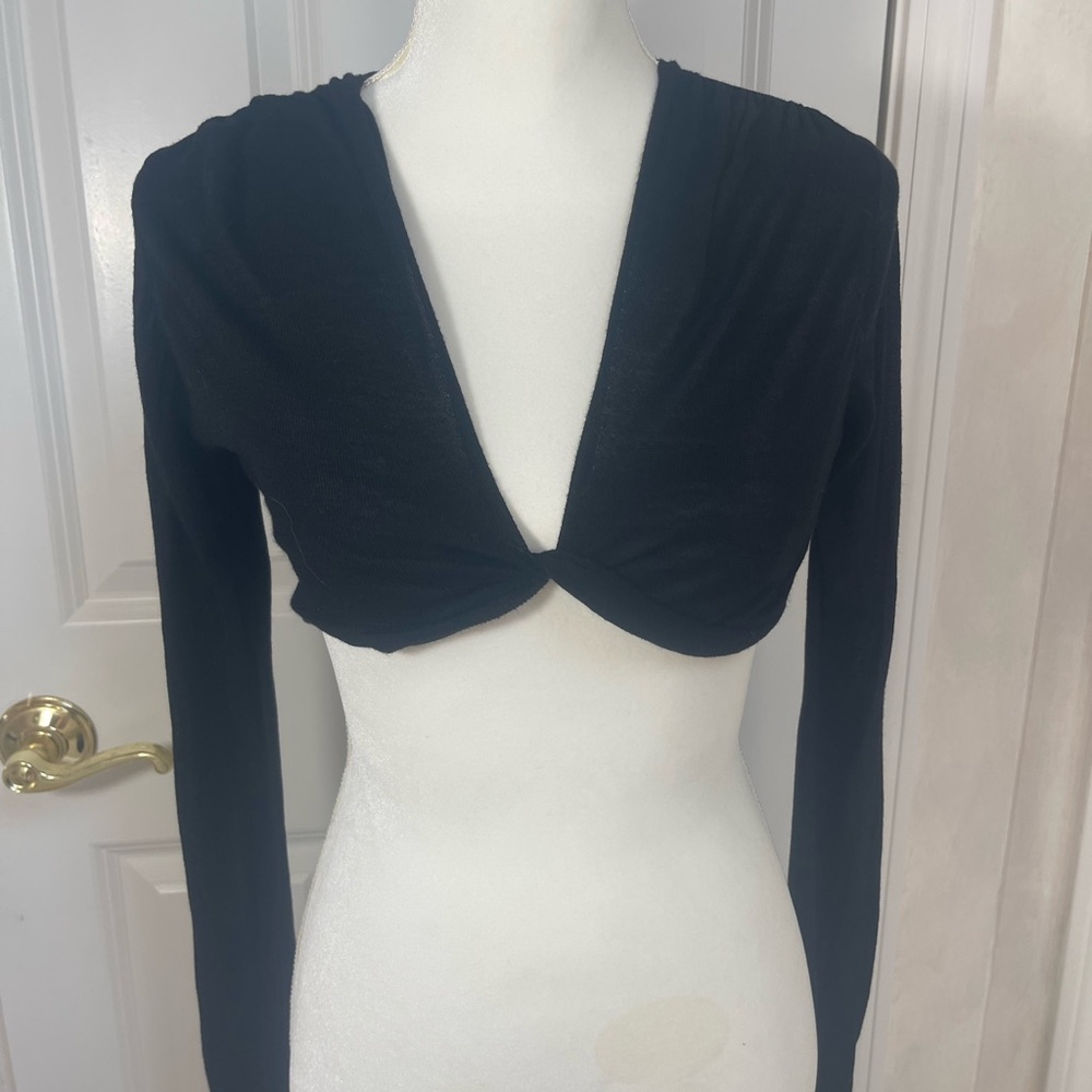 Urban Outfitters Black V-Neck Sweater